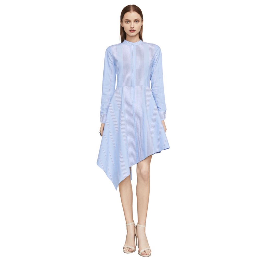 Bcbg maxazria rayanne asymmetrical shirt dress